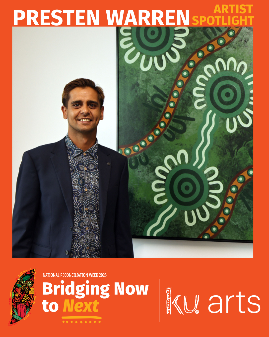 Ku Arts Artist Spotlight on Presten Warren